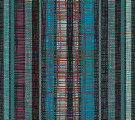 Seamless striped decor. Dark lines