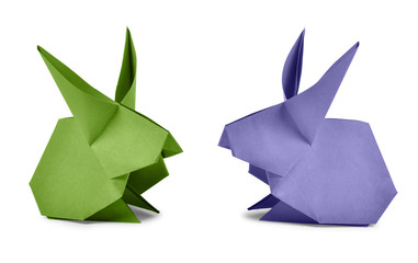 Fototapeta premium Paper rabbits