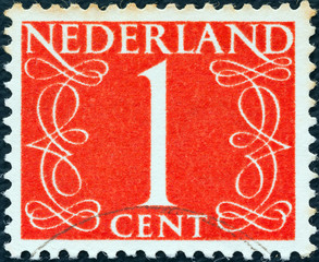Value of 1 cent stamp (Netherlands 1946)