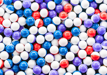 Colorful plastic ball