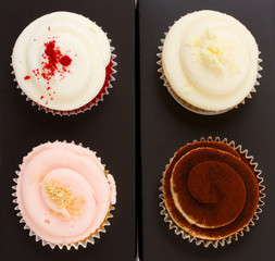 four of cupcakes