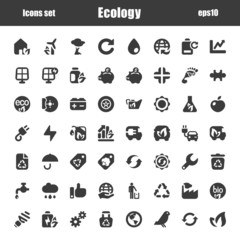 icons ecology black