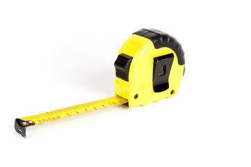 Tape measure isolated on white background