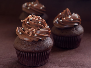 Chocolate and espresso cupcakes