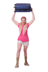 Woman preparing for summer vacation