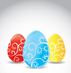 GIft card of Easter eggs
