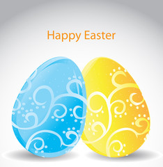 GIft card of Easter eggs