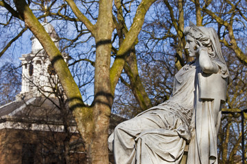 Sarah Siddons Statue on Paddington Green