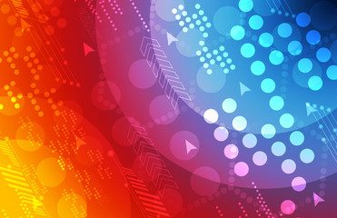 colorful technology abstract background