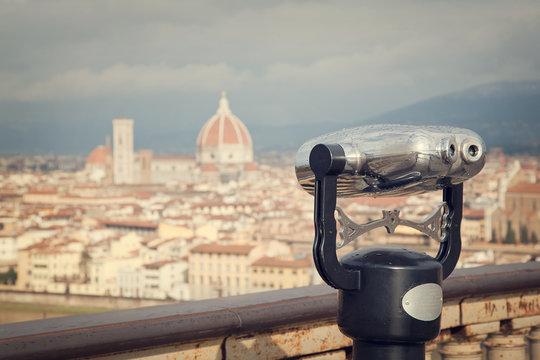 Vistas de la ciudad de Florencia, Italia