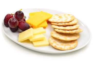 Cheese and crackers