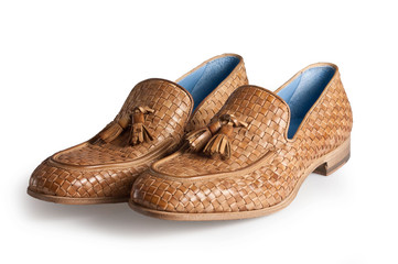 Scarpe da Uomo Elegante Mocasso Beige