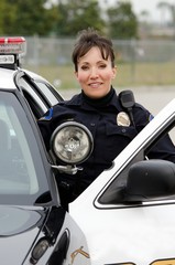 smiling officer