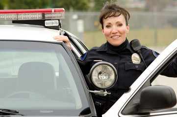 smiling officer