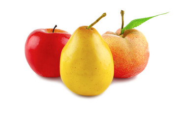 Fototapeta na wymiar Artificial fruits