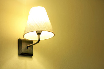 lamp on the wall