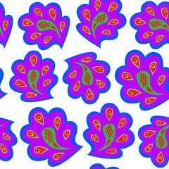 Seamless vector pattern violet.
