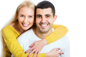 Fototapeta premium Happy smiling couple