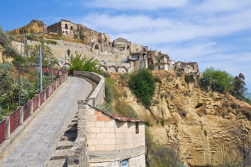 Naklejka premium Panoramic view of Tursi. Basilicata. Italy.