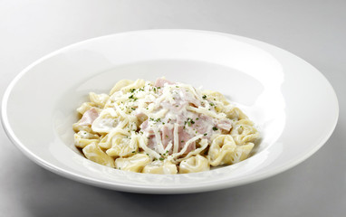ravioli with ham