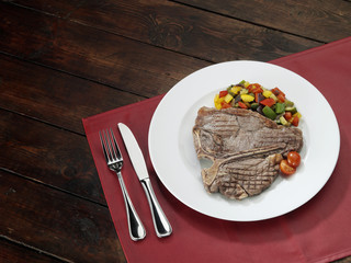 grilled steak