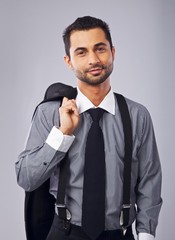 Young and Successful Businessman in Formal Suit
