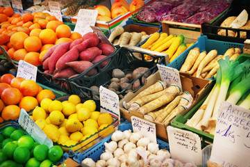 Fruits and vegetables