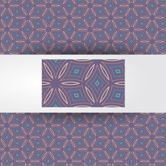 Vector geometric seamless pattern