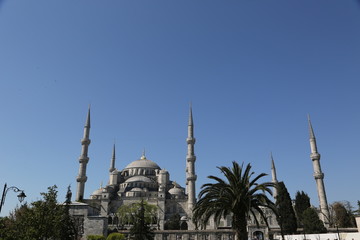Fototapeta na wymiar COK Minareli Sultanahmet Camii, Istambuł