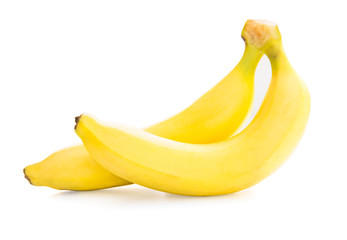 Two ripe banana.