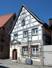Fototapeta na wymiar Fachwerkhäuser in Altdorf