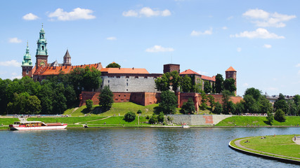 Naklejka premium Wawel Castle. Krakow, Poland