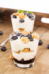 heidelbeeren joghurt desserts