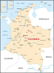 Colombia map