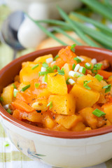 potato stew with carrots and tomatoes