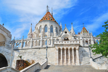 Obraz premium Budapest. Fisherman's Bastion and St. Matthias church