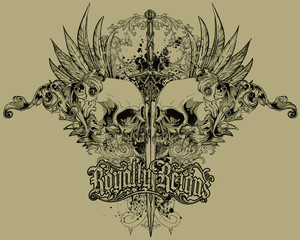 Royalty skulls