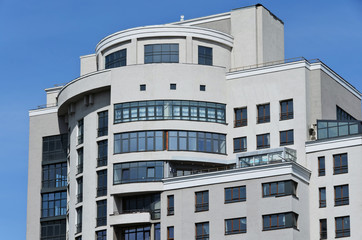 Light, gray, a large building
