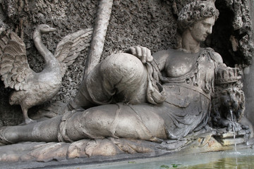 Fototapeta na wymiar Quattro Fontane : la déesse Junon