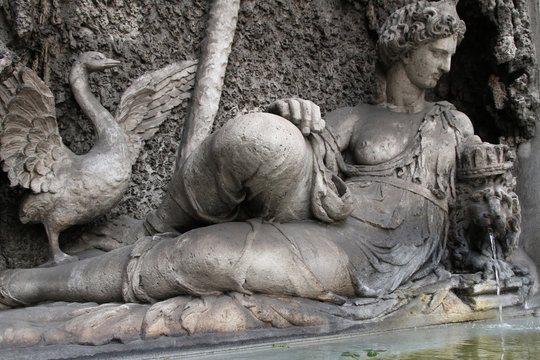 Quattro Fontane : la d&eacute;esse Junon