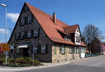 Fototapeta na wymiar Altes Zollhaus in Altdorf