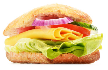 Sandwich isolated on white background