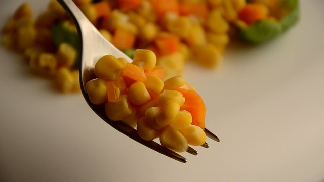Ensalada de choclo Corn salad