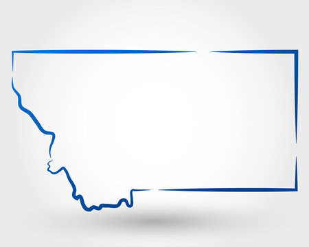 825 BEST Montana Outline IMAGES, STOCK PHOTOS & VECTORS | Adobe Stock