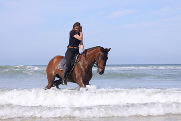 reiten am strand