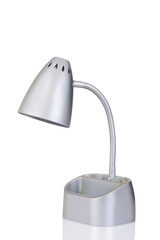 gooseneck lamp with reflection