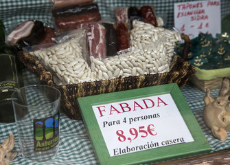 Venta de alubias para fabada. Productos asturianos