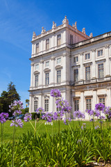 The Ajuda National Palace of Lisbon, Portugal. Eastern corner
