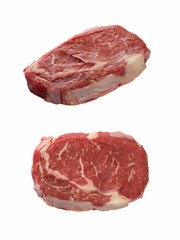 Raw steak