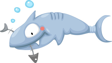 Illustration of a shark